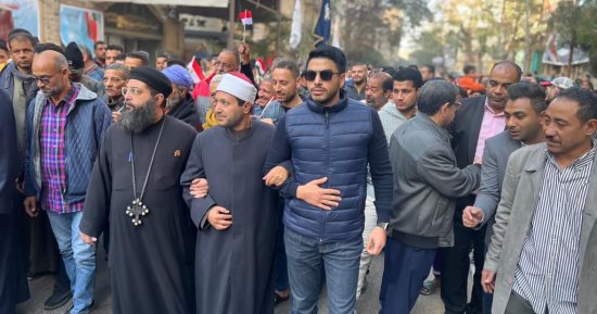 مسيرة بمركز طما بسوهاج لحث المواطنين على المشاركة فى الانتخابات.. صور