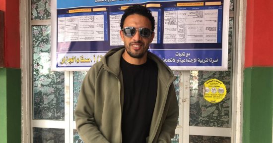 محمد ناجى جدو يدلى بصوته فى الانتخابات الرئاسية بالتجمع الخامس