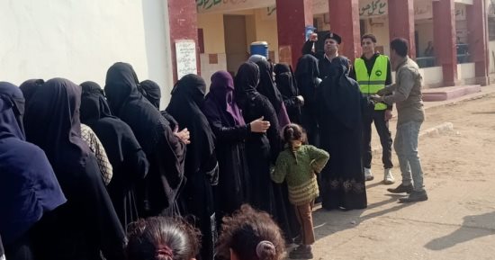 كثافات أمام لجان المرازيق بالبدرشين أخر أيام انتخابات الرئاسة.. صور 