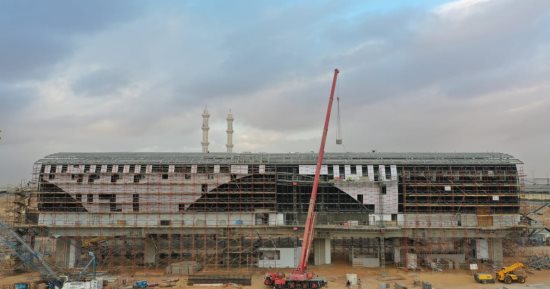 شاهد محطة مونوريل "مسجد مصر" بالعاصمة الإدارية الجديدة