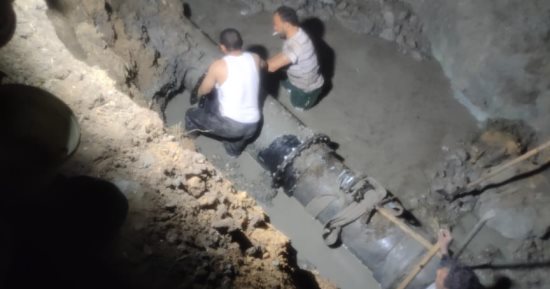 رئيس مياه القناة: الانتهاء من إصلاح كسر الخط الرئيسى بالقصاصين وإعادة ضخ المياه