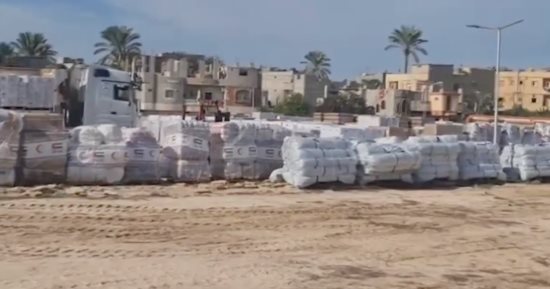 تجهيز مخزن جديد بالعريش لاستقبال المساعدات الإمارتية تمهيدا لإدخالها إلى غزة