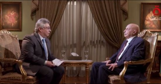 عقيلة صالح: تأسيس حكومة واحدة بليبيا فى مصلحة المجتمع الدولى والشركاء والجيران