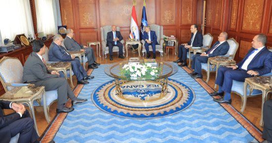 وزير النقل ورئيس هيئة قناة السويس يبحثان مع شركة سعودية سيل التعاون
