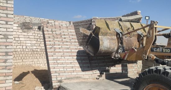 الجيزة تزيل 25 حالة تعد على الأراضى الزراعية وبناء مخالفا بالصف على 3آلاف م2