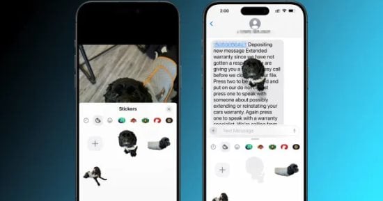 كيفية إنشاء ملصقات على iPhone باستخدام صورك فى iOS 17