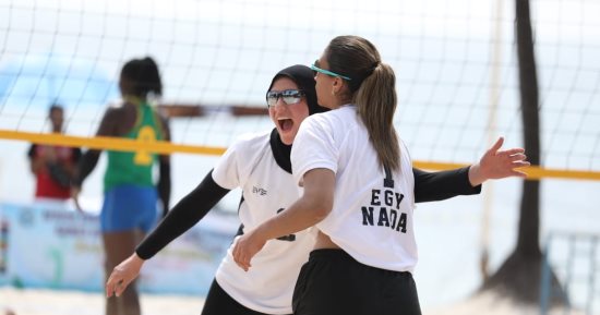 منتخب الطائرة الشاطئية يخسر أمام البرازيل فى أولمبياد باريس