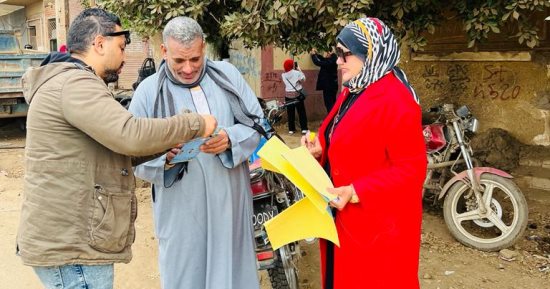 ختام فعاليات القافلة المائية لشركة مياه المنوفية بقرية بشتامى