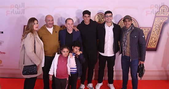 رامي إمام وأيمن وتار أول حضور العرض الخاص لفيلم "أبو نسب"
