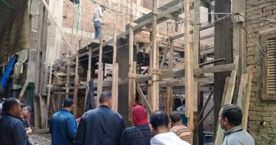 إزالة 3 حالات بناء مخالف فى الفلكى وسيدى بشر بحى المنتزه أول بالإسكندرية