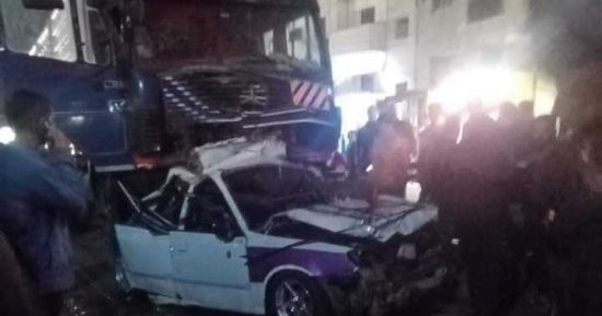 سائق تريلا قنا لجهات التحقيق: فقدت السيطرة وكنت عائدا من الصيانة