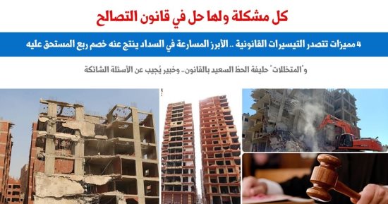 لا مخالفة مبانٍ إلا ولها حل فى قانون التصالح الجديد.. عن برلمانى