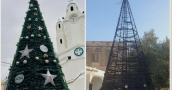 لبنان يستنكر حرق شجرة الميلاد فى "الميناء"