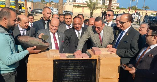 رئيس هيئة قضايا الدولة يصل شمال سيناء ويفتتح مقر الهيئة فى العريش.. صور