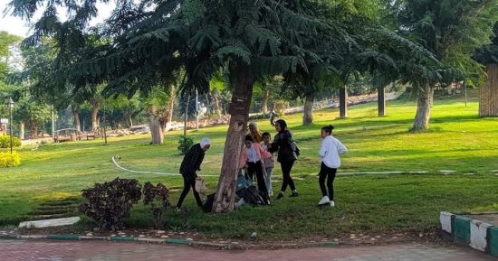 حدائق الرى بالقناطر تتزين لاستقبال الزائرين خلال العطلات.. صور