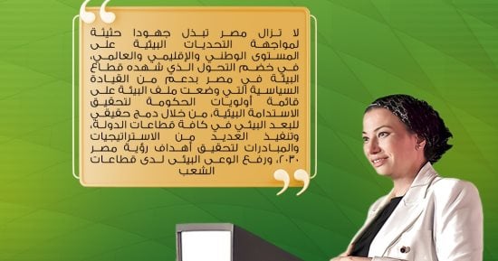 وزيرة البيئة تستعرض تقرير ملف الاستثمار البيئى والمناخى خلال 2023.. إنفوجراف