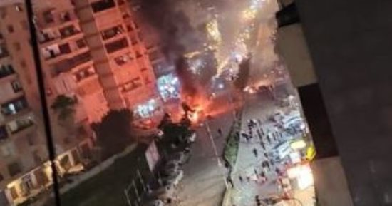 القاهرة الإخبارية: مسيرة إسرائيلية ألقت صاروخين على مقر حماس بالضاحية الجنوبية