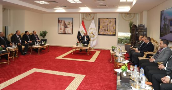 وزير العدل يلتقى مجلس إدارة نادى قضاة البحيرة بالعاصمة الإدارية
