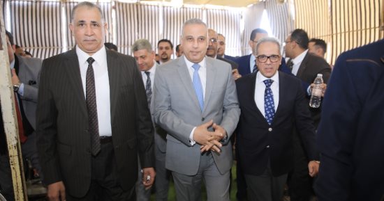 محافظ سوهاج يضع حجر الأساس لإنشاء نادى نقابة المحامين بسوهاج الجديدة
