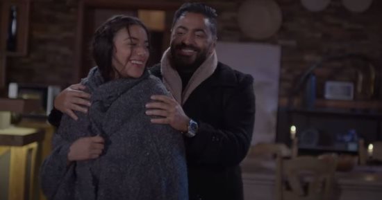 رسائل حب واحترام بين تامر حسنى وثراء جبيل بعد فيديو كليب "موحشتكيش"
