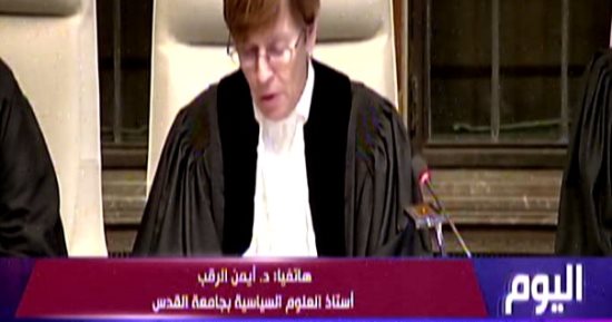 أيمن الرقب: محكمة العدل الدولية قد تصدر قرارات ضد إسرائيل فى أقل من شهر