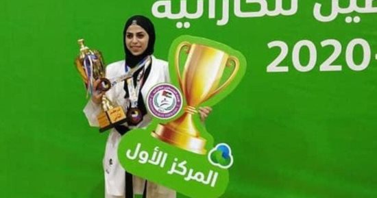 استشهاد أسطورة الكاراتيه فى غزة البطلة نغم أبو سمرة فى قصف إسرائيلى