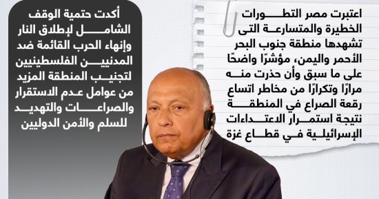 مصر تُعرب عن قلقها البالغ إزاء الغارات على مواقع باليمن.. إنفوجراف