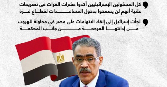 مصر تنفى المزاعم الإسرائيلية فى محكمة العدل الدولية (إنفوجراف)