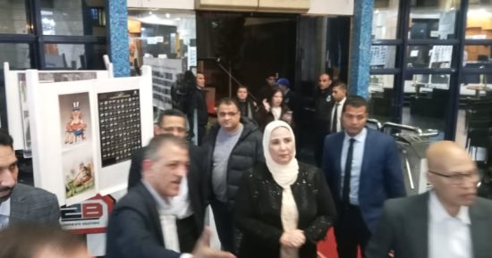 وزيرة التضامن تشارك فى افتتاح معرض مسابقة مصر 2023 بنقابة الصحفيين.. فيديو وصور