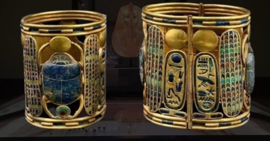 شاهد إسورة الملك بسوسنس الأول من مقتنيات المتحف المصرى