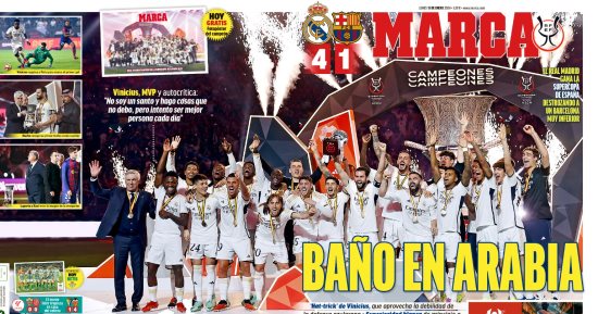 تتويج ريال مدريد وفضيحة برشلونة تتصدر عناوين الصحف الإسبانية