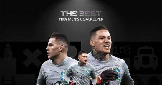 إيدرسون نجم مانشستر سيتى أفضل حارس بالعالم فى ذا بيست The Best 2023
