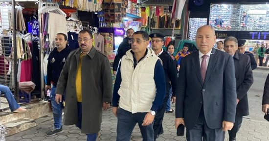 نائب محافظ القاهرة يقود حملة لرفع الاشغالات بمنطقة الكوربة
