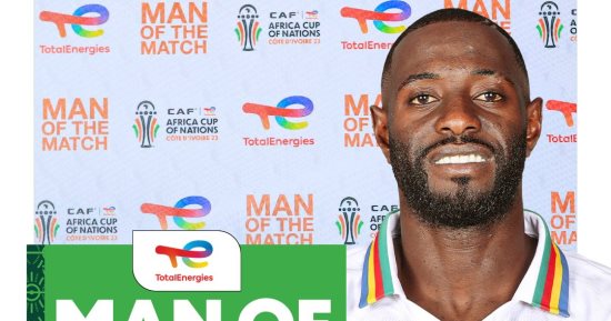 دانييل هوتو أفضل لاعب فى مباراة تونس ضد ناميبيا بكأس أمم أفريقيا