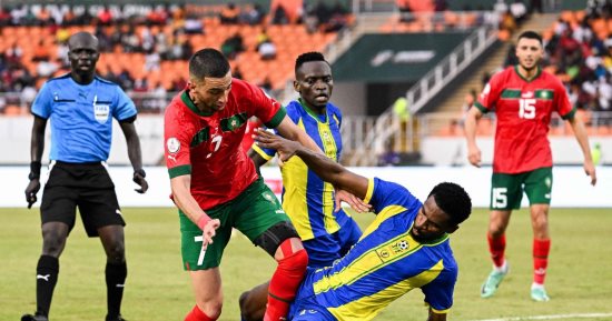 أرقام من ثلاثية المغرب ضد تنزانيا وأول فوز عربى بكأس أمم أفريقيا.. فيديو