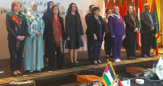 مايا مرسى تشهد الجلسة الافتتاحية للمجلس الأعلى لمنظمة المرأة العربية