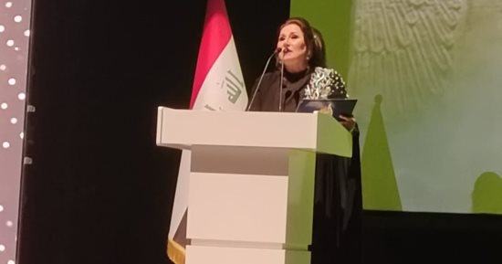 شذى سالم تطالب حضور ختام مهرجان المسرح العربى بدقيقة حداد على شهداء فلسطين