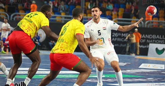 مصر تتقدم على الكاميرون 17/ 9 فى الشوط الأول بأمم أفريقيا لكرة اليد