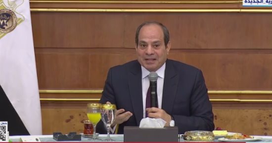 الرئيس السيسي: نبذل جهدا كبيرا جدا لنصل إلى وقف إطلاق النار فى غزة