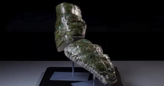 علماء آثار ينجحون في تجميع درع رومانى نادر عمره 1800عام