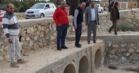 إتمام جاهزية أعمال الحماية من مخاطر السيول والأمطار بمركز ببا في بنى سويف
