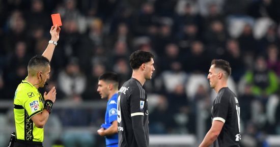 طرد ميليك في شوط سلبي بين يوفنتوس ضد إمبولي بـ الدوري الإيطالي