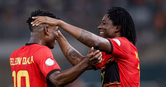 L’Angola déjoue l’aventure de la Namibie et s’assure la première place aux quarts de finale des nations africaines.. Vidéo