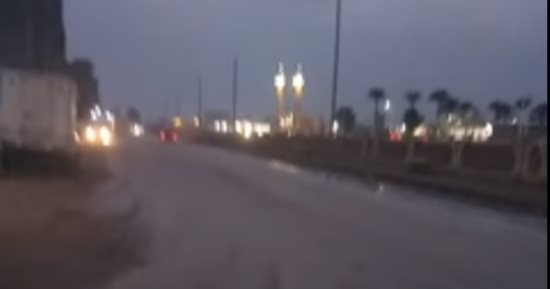 هطول أمطار خفيفة فى كفر الشيخ.. فيديو