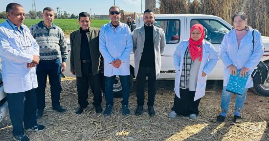 مديرية طب بيطرى سوهاج تعلن فحص الثروة الحيوانية لتحصينها ضد الجلد العقدى.. صور