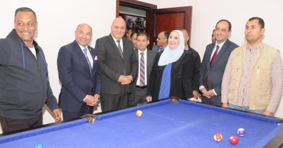 وزيرة التضامن تتفقد مركز العزيمة لعلاج الإدمان بقنا وتتابع التشغيل التجريبي