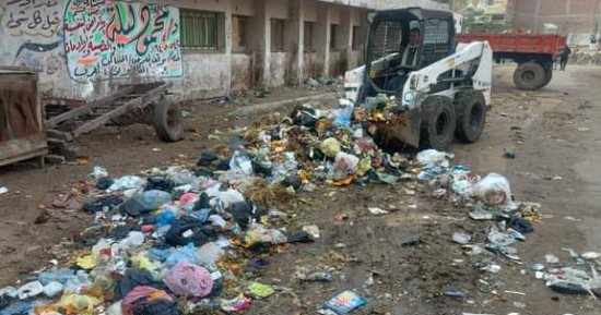 رفع 290 طن قمامة ونواتج تطهير بمركز المحلة