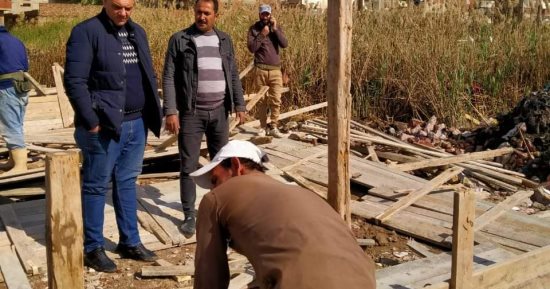 إيقاف حالتى بناء مخالف بنطاق حى المنتزه أول بالإسكندرية 