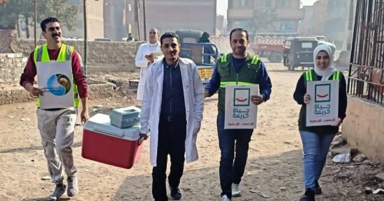 قوافل مائية بقرى"حياة كريمة" فى الجيزة لتعزيز الوعى المائى