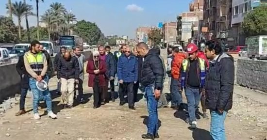 محافظ الجيزة يتفقد المرحلة الثانية من مشروع تطوير محور المنصورية.. فيديو